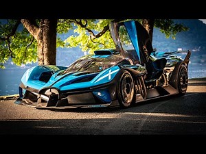 $5M Bugatti Bolide INSANE SOUNDS and driving at Lake Como! 1850 hp W16