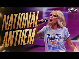 Kristin Chenoweth Performs The National Anthem | #NBAFinals presented by ‪@youtubetv‬
