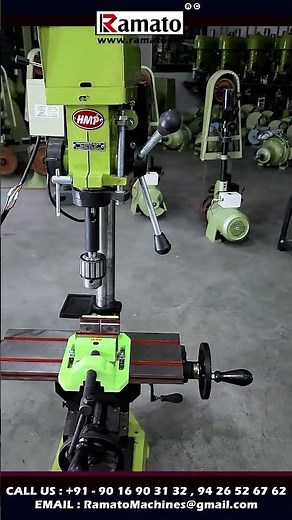 Drilling Cum Milling Machine | Drill + Keyway 2-in-1 Milling Cum Drilling Machine | Drill Machines
