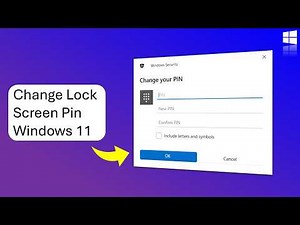 How to Change Lock Screen Pin in Windows 11 | Windows 11 Sign In Password Change in Laptop and…  - Partner