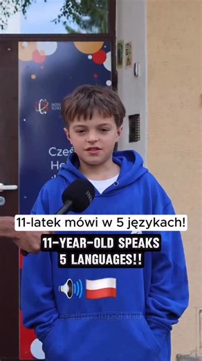 11 year old half Polish half French = full Polyglot 🎥 Elias 🇵🇱🇫🇷 @internationaltrilingualschool Video: @aliensinpoland #ThisIsPoland #polish #poland #france #polyglot #languages #polski #spanish #francuski #english #mandarin | This Is Poland