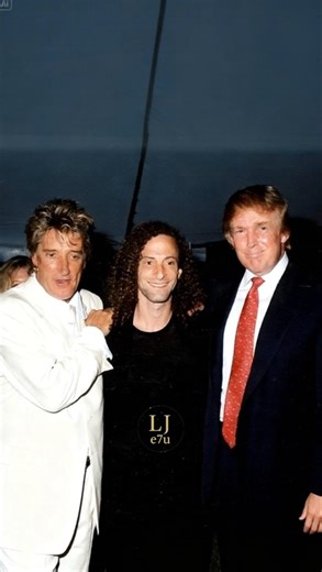 Rod Stewart, Kenny G & Donald Trump in One Frame?! 1998 Throwback 😳🔥 #rodstewart #kennygo