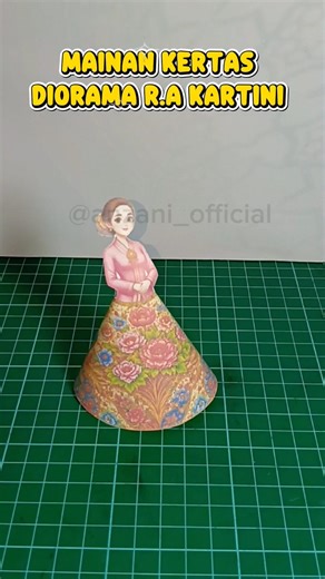 This Kartini Diorama! 🌸 | Fun Sticker Paper Craft cite💜#KartiniDay #Kartini #PaperDiorama #Sticker