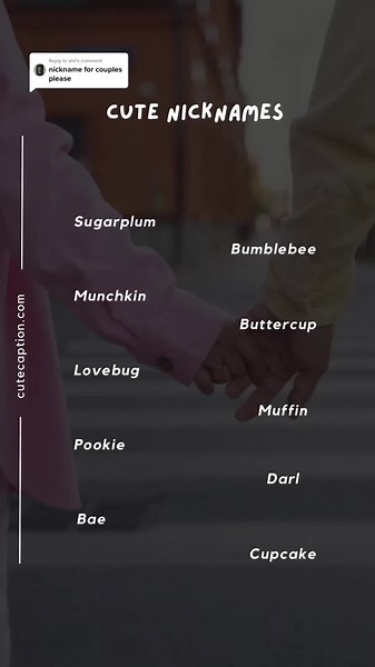 Cute Nicknames for Couples - Tag Your Betterhalf ❤️✨