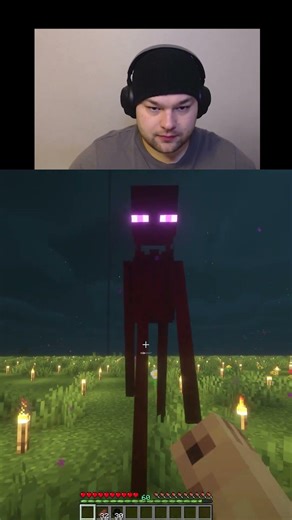 Killing an Enderman unarmed in minecraft day 84 #shorts #viralshorts