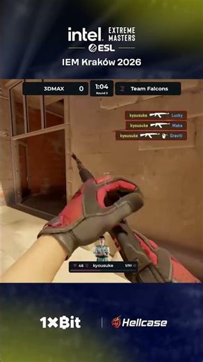 Too easy for kyousuke as he CONTROLS the round with four kills #bo3 #esl #krakow #cs #cs2