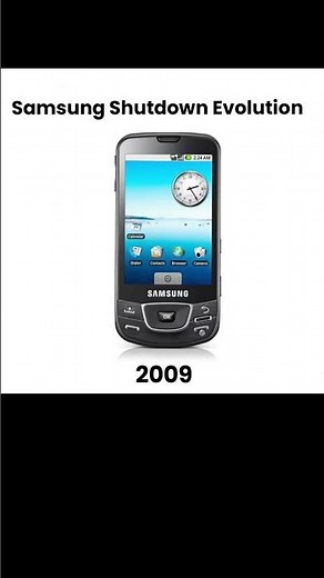 Samsung Shutdown sound evolution