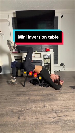 It’s not as scary as it looks or maybe I’m the only one that thought it looked scary cause I’m a chicken 🤷🏽‍♀️😂 I’ll keep you updated on how the mini inversion at home does for me. I’m gonna be doing 15 minutes a day for the next two weeks and we will see how it goes. I have always wanted an inversion table, but I’ve always thought that they were pretty big and even at that a few times I was seconds away from buying it because I’m always hearing about how great they are. I know this isn’t the