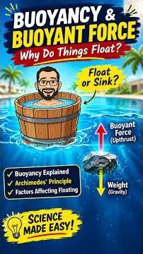 Weight vs Density | Buoyant Force #physicsda #viralshorts #buoyantforce