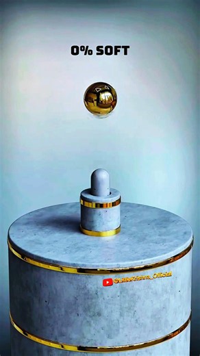 0% vs 100% Softness: Satisfying spherical Shape Soft Body Physics