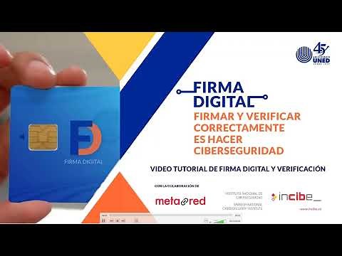 Video tutorial para instalar y validar la firma digital
