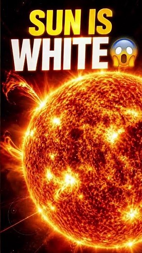 Sun Looks Yellow… But It’s Actually White! 🤯 | Why?