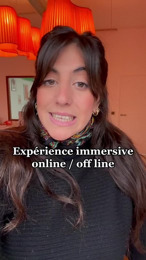 La différence entre une expérience immersive online et off line. #thesunproject #experienceimmersive #online #offline