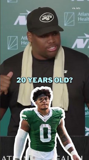 When Quinnen Williams found out Aaron Rodgers had been in the league for 20 years #nfl #jets
