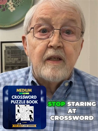 Medium Crossword Puzzle Book for Adults and Seniors 100 Large Print Puzzles to Sharpen Memory, Boost Brainpower, and Enjoy Hours of Relaxing Fun Large print puzzles, adults and seniors Benefits: Keep the mind sharp, brainpower, relaxing screen-free fun #puzzlegame #puzzle #puzzlechallenge #crosswordpuzzle