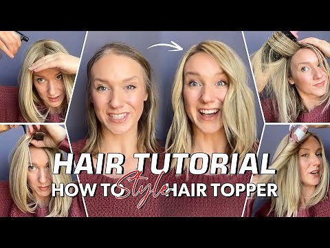 UniWigs Hair Tutorial | Step by Step to style Your Hair Topper