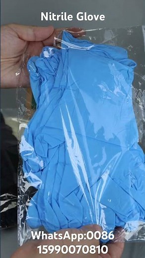 Disposable Blue Nitrile Micro-Touch Gloves Powder-Free Thick Nitrilel Food Use for Medical Lab Food.