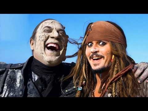 Johnny Depp Bloopers That Made Filming Impossible 😂