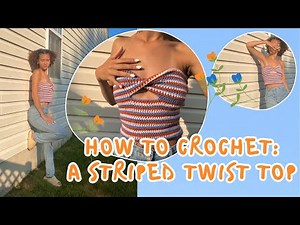 crochet twist top tutorial