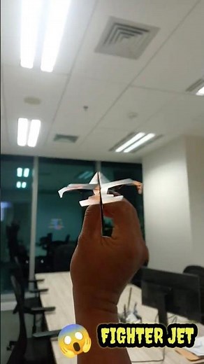 The first experiment flying a paper bird airplane #diy #airplane
