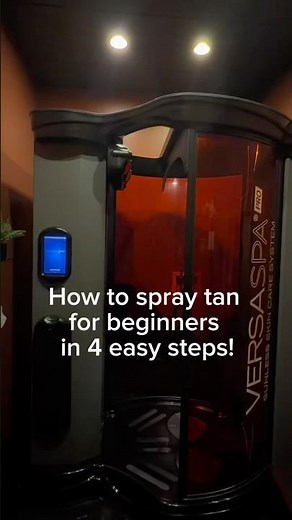 👉 Never tried a spray tan before? Watch this