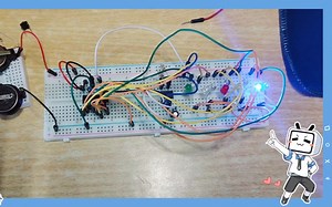 利用NE555＋CD4017实现流水灯。