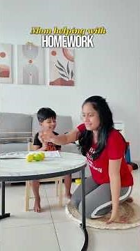 Mom helping with homework be like 🤣 #comedy #dubai