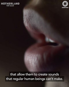 Witches’ vocal magic comes from an extra set of vocal cords. Watch Creator, Eliot Laurence, and the cast break down everything Motherland in our episodic aftershow, Motherland: After the Storm on YouTube: https://bit.ly/2VaAg7t | Motherland: Fort Salem