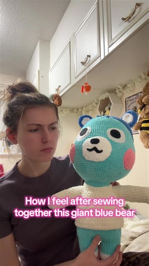 Sewing a Giant Plushie: Crafting a Blue Bear