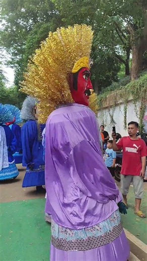 Nighttime ondel-ondel show glowing bright and lively!#ondelondel #culture #performance