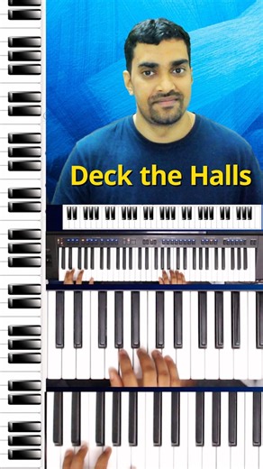 Deck the Halls #keyboardcover #piano #music