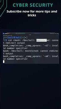 Linux Restricted Terminal 😱 exec bash -r Explained (No Exit!)#shorts