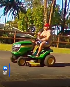 JOHN DEERE-Y ME: THIEF CUTS AND RUNS WITH MOWER Queensland Police are on the hunt for an alleged thief who made off with a ride-on lawnmower during a test-drive at Cairns. It’s believed the shirtless man approached the Edmonton owner about the mower on May 3 but failed to return it after being given the keys for a test ride. The stolen mower has since been recovered but police are still hunting the man responsible. Can you help? | 10 News Queensland