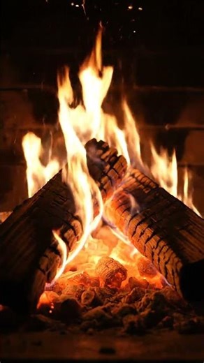 4K Cozy Fireplace 🔥 Crackling Fire Sounds • Loopable Ambience | The Burning Fireplace