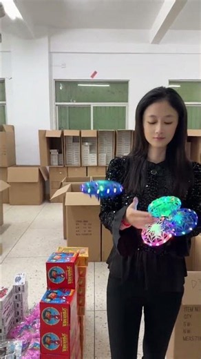 Amazing LED Flying Spinner Ball Toy | Boomerang Magic & Cool Light Show! ✨🛸#robotdog #shorts 😁😎