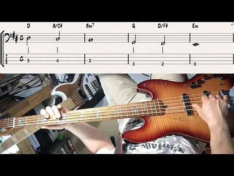 I Don't Wanna Miss a Thing. Aerosmith. Bass cover. [TAB & Score]