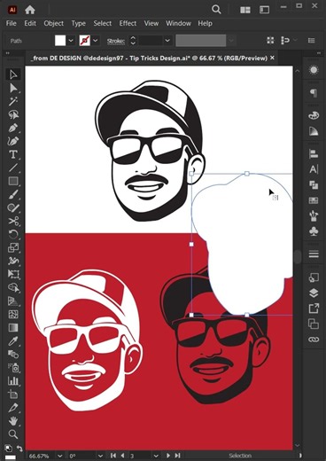 #dedesign #illustratortutorial #illustratortips #illustratortricks #graphicdesign