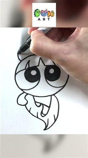 How To Draw BLOSSOM | POWERPUFF GIRLS | VERY EASY~!#howtodraw #powerpuffgirls #blossom #drawing #ART