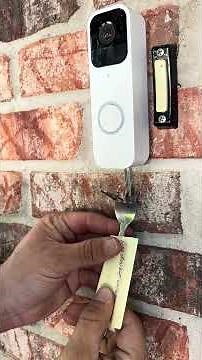 Replacing batteries on Blink Camera Doorbell - Battery replacement without the detachment tool