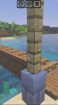 🌉 From simple blocks to an epic bridge! Watch till the end for the final result 🔥✨ #Minecraft