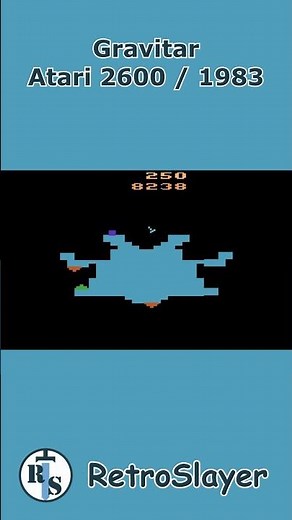 Gravitar Gameplay Atari 2600 #retrogaming #atari2600 #gravitar