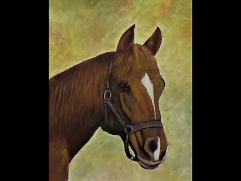Step by step How to paint an easy HORSE Acrylic Painting for Beginners