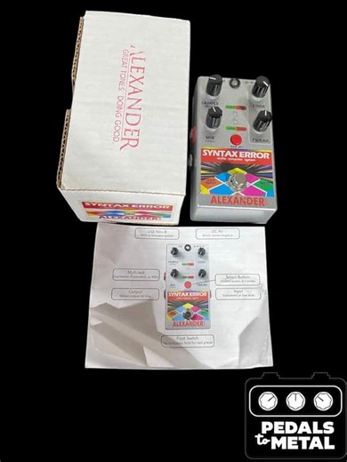 Alexander Pedals Syntax Error V1 - Graphic - X16507 | Reverb