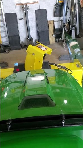 John Deere 47" snowblower chute mods