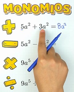 ✅Aprende a Resolver Operaciones Básicas con Monomios✅ | Juegos Matemáticos