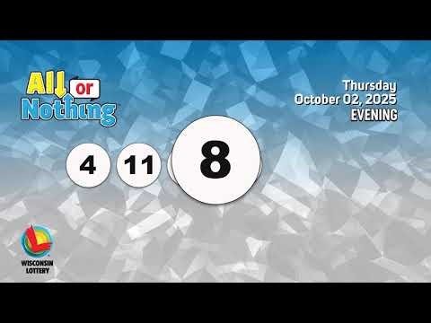 Wisconsin Lottery Evening Draw 10/02/2025