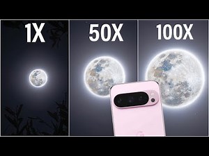 Google Pixel 9 Pro XL Live 100X Moon Zoom Test | Hands On Live Zoom