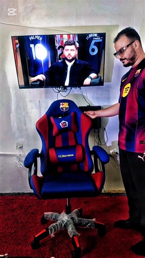 New gaming chair💺💺#عشاق_برشلونة #يامال #ردة_فعل #الشعب_الصيني_ماله_حل😂😂