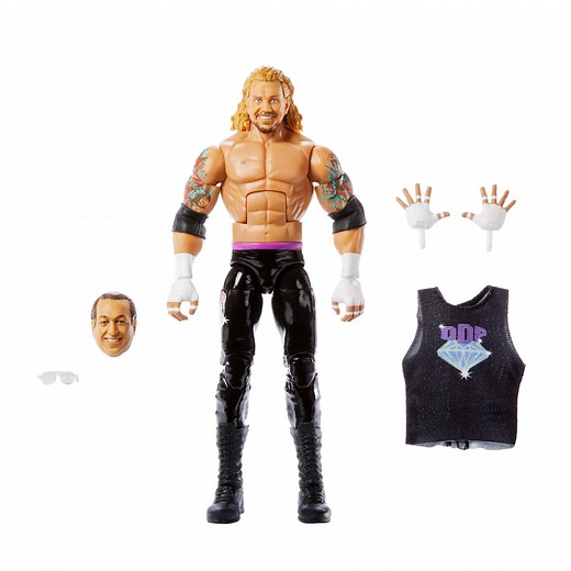 WWE Monday Night War Elite Collection Diamond Dallas Page Action Figure Set with Build-a-Figure Parts