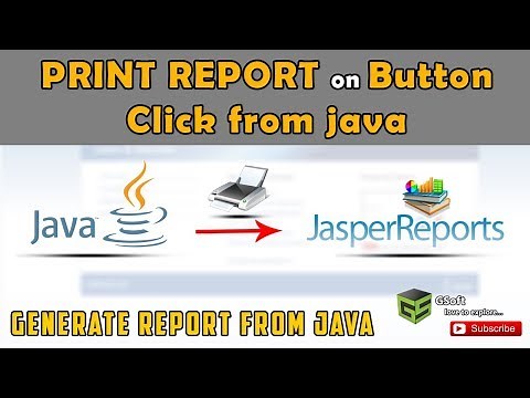 how to run report from java on button click | jasper report tutorial #31